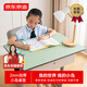 京東京造 兒童小學生護眼寫字臺學習桌墊 加厚有機硅書桌墊 綠灰色40x80cm
