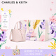 CHARLES&KEITH25秋新品簡(jiǎn)約通勤手提水桶包菜籃子包七夕禮物CK2-10151518 Cotton Candy Pink棉花糖粉 S