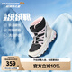 Skechers斯凱奇兒童絨絨靴雪地靴保暖男童棉鞋防寒加絨高幫女童靴660092L 女童/白色/黑色/粉紅色/WBPK 35
