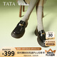 他她（TATA）2025春時尚休閑樂福鞋女7OL35AA5 黑色 37
