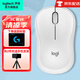 羅技（Logitech）M240無線藍(lán)牙鼠標(biāo) 靜音輕音商務(wù)辦公人體工學(xué)設(shè)計(jì)便攜平板適用（Mac/iPad/筆記本）M221升級(jí)版 M240 白+G鼠標(biāo)墊