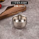 FANCYCHIC不銹鋼韓國清酒杯金色燒酒杯餐廳白酒杯不銹鋼雙層隔熱水杯茶水杯 小號(hào)理想清酒杯(銀色)