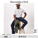 ABERCROMBIE & FITCH男裝春秋美式復(fù)古潮流寬松經(jīng)典直筒奇諾褲卡其褲KI130-2617 海軍藍(lán) 34 /32 (180/86A)