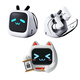 BILIBILI GOODS嗶哩嗶哩CUBE FACE 小電視LCD觸屏真無(wú)線藍(lán)牙耳機(jī) 一鍵三連保護(hù)套 小電視藍(lán)牙耳機(jī)+招財(cái)貓保護(hù)殼