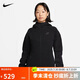 耐克(NIKE)女春秋連帽夾克外套 休閑運(yùn)動 潮流百搭 FB8339-010黑色M