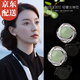 伊黛兒和田玉復古耳環(huán)2025新款小眾玉石耳釘耳飾女情人節(jié)生日禮物送老婆 四葉草和田玉耳釘E3099