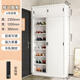 錦銳鋼家用鋼制陽(yáng)臺鞋柜門(mén)口省空間戶(hù)外儲物柜推拉門(mén)儲物防潮收納鞋架 高235*120*38cm密碼鎖移門(mén)+頂柜 師傅安裝【簡(jiǎn)單方便】
