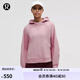 lululemon丨 Scuba 女士寬松款側(cè)開口連帽衫 LW3IU6S 薔薇粉 M /L