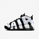 耐克（NIKE）AIR MORE UPTEMPO青少年運動(dòng)鞋籃球鞋 DQ6200-001  黑色 37.5碼 