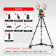 云騰【七/六/五機位手機直播支架】1.8米高多機位落地三腳架帶移動(dòng)滑輪雙機位聲卡托盤(pán)配件直播設備 帶移動(dòng)滑輪雙機位支架