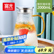 富光 玻璃杯耐熱玻璃涼水壺帶把手大容量家用壺花茶杯子茶壺冷水壺