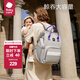 babycare媽咪包母嬰包遛娃包時(shí)尚多功能大容量雙肩包媽媽外出手提奶爸包 季風(fēng)灰（大號）
