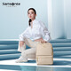 新秀麗（Samsonite）【娜扎同款】時尚女包女士雙肩包藝術(shù)聯(lián)名款NO0象牙白 畢業(yè)旅行