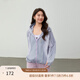 纖莉秀【戶外運(yùn)動(dòng)防紫外線防曬服外套】纖莉秀大碼女裝胖mm2025夏裝新款 暗紫色 4XL