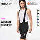 MBO雙箭頭男子夏季背帶騎行褲T501 黑客 2XL