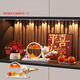 赟婭招財(cái)貓流沙畫(huà)裝飾品擺件入戶(hù)玄關(guān)鑰匙收納家居客廳高級(jí)感喬遷禮品 招財(cái)貓流沙畫(huà)-4件套