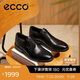 愛步（ECCO）德比鞋 牛皮增高商務(wù)正裝皮鞋男 里斯622104 黑色40