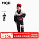 馬騎頓（MQD）男童套裝24秋季新款翻領(lǐng)學(xué)院風(fēng)中大童兩件套兒童寬松衛(wèi)衣