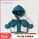 JELLYBABY【撞色立體恐龍連帽男女童棉服】2025冬季加厚兒童棉服 綠色 100