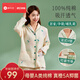 棉花會(huì)（cotton center）月子服純棉紗布透氣不悶產(chǎn)后哺乳孕婦睡衣產(chǎn)后外出月子家居服-L