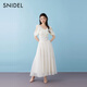 SNIDEL2025春夏新品氣質(zhì)甜美半身裙SWFS252051 象牙白 S