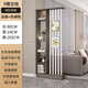 新款小戶(hù)型進(jìn)門(mén)屏風(fēng)客廳隔斷玄關(guān)柜入戶(hù)門(mén)遮擋餐廳現代簡(jiǎn)約定制 80長(cháng)202高24寬胡色+5根白立柱