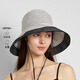 卡蒙（Kenmont）防曬條紋漁夫帽女夏季防紫外線(xiàn)可折疊大檐凹造型遮陽(yáng)帽km-6206