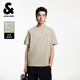 杰克·瓊斯（JACK&JONES）夏季男士短袖T恤合集 卡其色 225101104E11 S