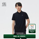 KOLON SPORT/可隆戶外POLO衫 男子防曬UPF50+接觸涼感壓膠短袖 LHPT5AN185-BK 黑色 XL 180/100A