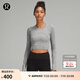 lululemon丨Swiftly Tech 女士運(yùn)動(dòng)短款長(zhǎng)袖 T 恤 2.0 LW3GH4S 石板灰/白 S /6