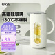 UKA冷水壺高硼硅玻璃涼白開(kāi)水壺杯耐高溫防燙家用大容量 白色