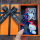 hellokitty正版可愛三麗鷗KT貓公仔鑰匙扣書包掛件情侶汽車鑰匙鏈掛飾小禮品 正版紅藍白KT鑰匙掛件【橙色禮盒