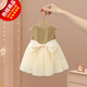 G.duck小黃鴨女童連衣裙夏季新款兒童洋氣時(shí)髦無(wú)袖裙子寶寶紗裙 卡其小孩喜歡 110 cm