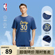 NBA【口播】球員號碼系列金州勇士庫里中性藏青色運動(dòng)T恤男夏季短袖 勇士隊斯蒂芬庫里/藏青色 XL