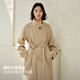 太平鳥(niǎo)女裝風(fēng)衣通勤多元穿搭外套廓形立領(lǐng)長(zhǎng)款氣質(zhì)A 卡其 M