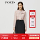PORTS寶姿秋冬女裝新款假兩件時尚通勤連衣裙ALM9D065NPP066 粉紅色-1 S (4)