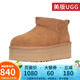 UGG美版秋冬女款保暖加厚底迷你短筒雪地靴1135092 CHE-栗色 39