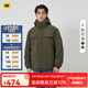 CAT卡特新品男士山系戶外休閑風(fēng)格棉服外套夾克 深綠色 XL