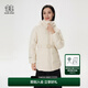 KOLON SPORT/可隆中量羽絨服 女子壓膠連帽冬GTX防風(fēng)寬松鵝絨外套夾克 LKDJ4WTK16-IV 象牙白 M 165/88A