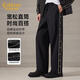 卡賓【70D尼龍登山布】休閑褲男側貼運動(dòng)織帶結構拼接百搭秋季長(cháng)褲