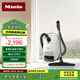 美諾（Miele）【新品】歐洲原裝進(jìn)口 家用臥式吸塵器大功率超強(qiáng)吸力 寵物家庭適用 吸貓毛 M1 Parquet Xl晶鉆白