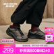 斯凱奇（Skechers）暮光鞋丨2025新品運動跑鞋男款高回彈輕質(zhì)吸震綁帶休閑鞋跑步鞋 男款-黑色/炭灰色/BKCC 42.5