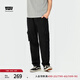 Levi's李維斯男士寬松直筒美式復(fù)古簡(jiǎn)約休閑工裝風(fēng)黑色牛仔長(zhǎng)褲 黑色 M