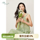 片斷（dribs＆drabs）片斷T恤女夏季新款小清新田園碎花甜美小個(gè)子百搭吊帶小上衣 綠色 165/88A/L