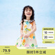 巴拉巴拉女童連衣裙寶寶童裝2024夏季兒童無袖裙子小清新印花208224111012