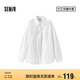 森馬（Semir）[商場同款]長袖襯衫女中長款松弛2025夏oversize防曬101325105002
