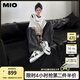 MIO【宋亞軒同款】米奧小白休閑鞋厚底板鞋運(yùn)動情侶溶解女鞋男老爹鞋 灰/白色 （張極同款） 36