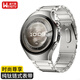 威千圖適用華為手表表帶GT5/5pro/Watch5/4/4pro/3/3pro/GT4/3/2純鈦金屬表帶腕帶男士【銀色】46/48MM