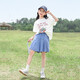 優(yōu)蜜屋女童牛仔套裝夏裝2025新款洋氣中大童夏季兒童寬松女孩休閑兩件套