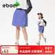 EBAER女童輕薄工裝裙夏裝新款兒童時(shí)尚休閑裙子戶外短裙 藍(lán)盈紫 140